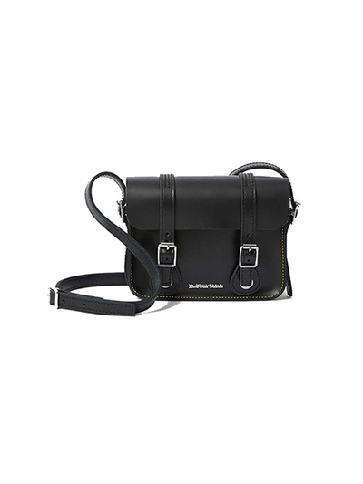 Dr. Martens 7 Inch Brando Leather Crossbody Bag Black