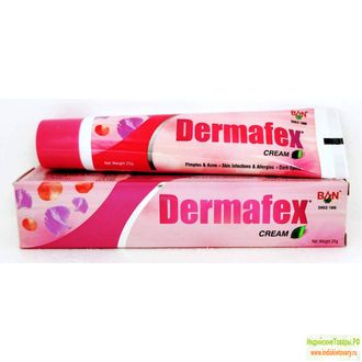 Дермафекс крем от БАН Лабс (DERMAFEX cream, BanLabs) антибактериальный, противогрибковый, противовоспалительный 25 г
