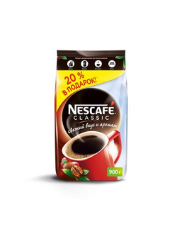 Кофе растворимый Nescafe Classic 900 г