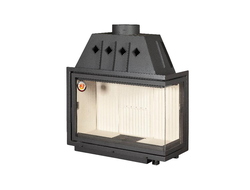 Каминная топка Альфа 1000 R/RB два стекла правая, Экокамин (Россия)