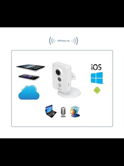 DaHua. Домашняя IP WiFI/LAN видеокамера с DVR, Full HD