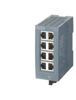 6GK5008-0GA10-1AB2 SCALANCE XB008G UNMANAGED INDUSTRIAL ETHERNET SWITCH FOR 10/100/1000MBIT/S; W. 8 X 10/100/1000MBIT/S RJ45- ELECTRICAL PORTS