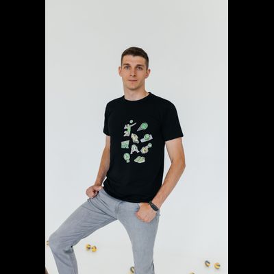 Футболка повседневная Volleylife (со стикерами) размер 50-56