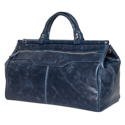 Кожаный саквояж Otranto Premium blue (арт. 4006-19)