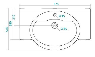 Мебель для ванной Opadiris Риспекто 85 белый матовый