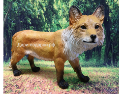 Лиса Плутовка 43*14*28см  1,5кг  полистоун Россия 1610-012716