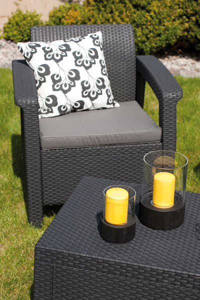 Комплект мебели Корфу Уикенд графит