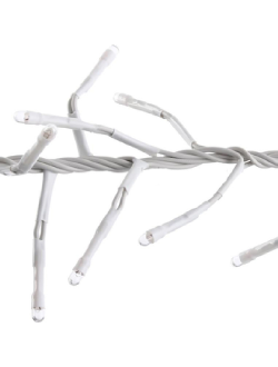 Гирлянда "Фейерверк", 200 белых микролампочек, последоват. подкл. (до 3 гирлянд), уличная