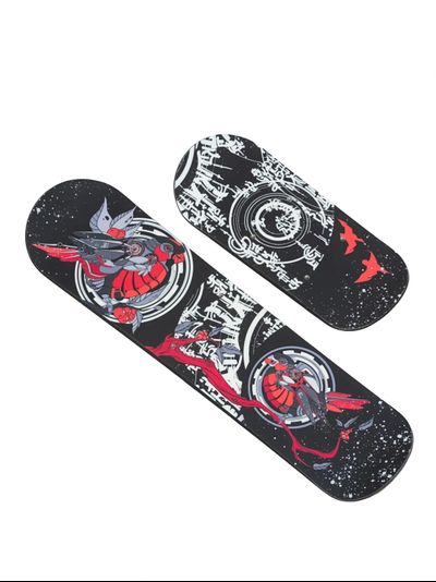 Снежный самокат Комета Снегирь черный