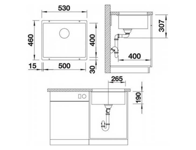 Мойка Blanco  Rotan 500-U