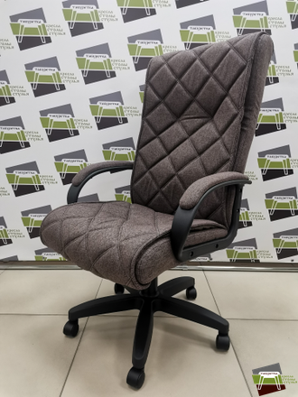 Кресло КР72 (ДЕЛМАР) ТГ ПЛАСТ К01 (ткань Крафт коричневая)