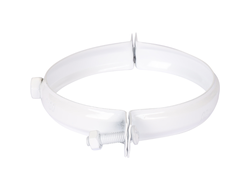 Крепление к стене ROMMER D100 белое RAL металлическое (хомут) (Арт. RCA-6010-000003)