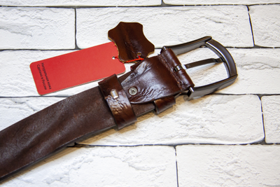 Ремень мужской LEGEND CLASSIC (100% натуральная кожа, Россия),  Цвет: Черный, Коричневый, Синий