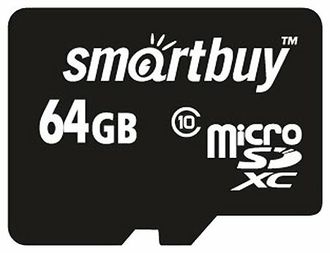 SMARTBUY 64GB MICRO SD  CLASS10