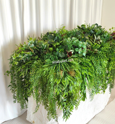 Уникальная клумба/куб/тумба с зеленью для оформления выставок и мероприятий № МОД017/Купить Москве