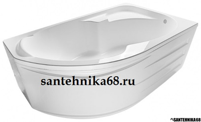 Ванна акриловая 1,7*1,05 Марка1 ДИАНА (каркас+панель)