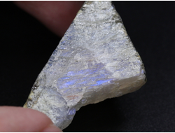 Беломорит (плагиоклаз), необработанный "дикий" образец, Карелия (45*22*18 мм, 15 г) №26365