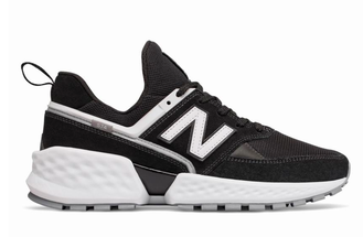 New Balance 574S Sport (Черные с белым)