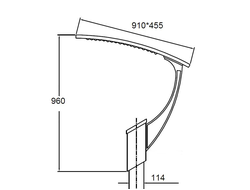 Садово-парковый светильник  Стрит 11 Led 50W