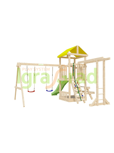 Детская площадка IgraGrad Крафтик со столиком и рукоходом