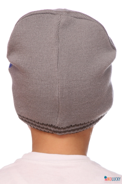 Шапка  18202-16, цвет серый  р. 48-50