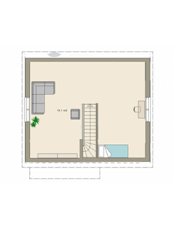 ДЖ-17 ЖИЛОЙ ДОМ: ГАБАРИТНЫЕ РАЗМЕРЫ: (8.5Х7.5М) 1,5 ЭТАЖА, ОБЩАЯ ПЛОЩАДЬ: 127.5М²