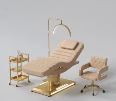 Премиум-набор для косметолога: кресло, стул и тележка+ лампа в подарок!