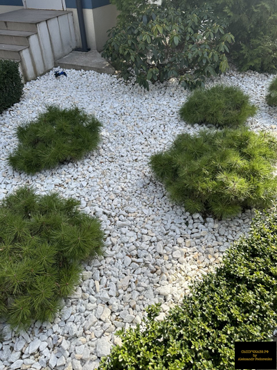 белый мраморный щебень