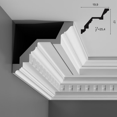 Потолочный плинтус Orac Decor C422 Orac Luxxus карниз с орнаментом из полиуретана