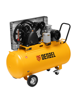 Компрессор воздушный рем. привод BCV 4000-T/200, 4,0 кВт, 200 литров, 690 л/мин Denzel