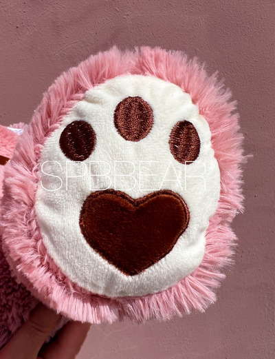 Плюшевый мишка 65 см брусничный Тони