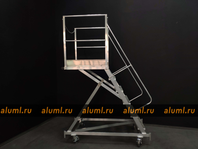 Стремянка передвижная алюминиевая Н-1.7А