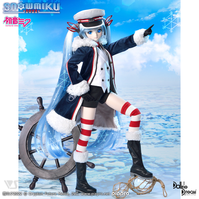 Одежда для куклы Мику Хацунэ (Cloth Dollfie Dream Hatsune Miku Snow 2022 Grand Voyage)