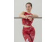 Легинсы WORKOUT LEGGINGS ROUGH GIRL 616 Красные