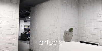 Гипсовая панель SPACE + LED артикул D-0006