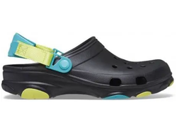 CROCS CLASSIC ALL TERRAIN CLOG ЧЕРНЫЕ С ГОЛУБЫМ