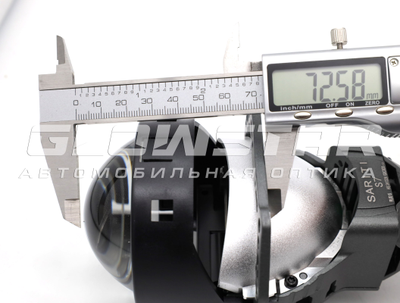 Билед модули Sariti S7 3.0 дюйма, 2 чипа, 5500К, 12V, 49W/58W, крепление 3R и съемное гаечное