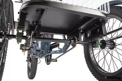 Трицикл Eltreco Porter Fat 500 UP! Темно-синий