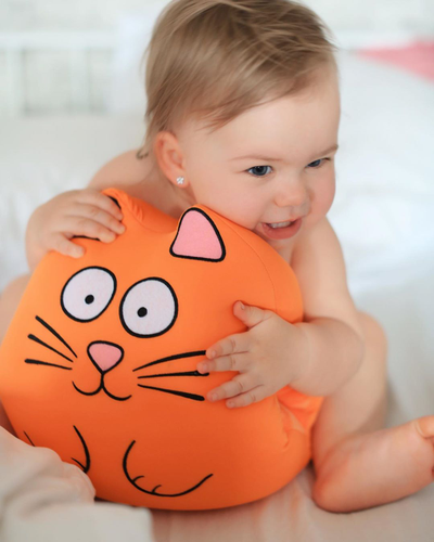 Декоративная подушка антистресс муфта "Кот Рыжик"