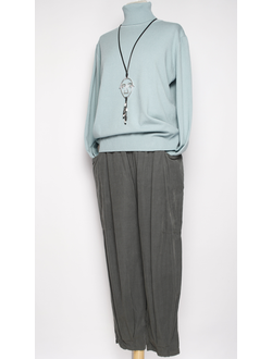 Брюки Бохо вельветовые "БАНАНЫ" графит р.48-54