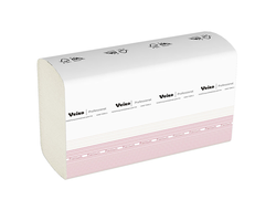 KZ303 Veiro Professional Premium Полотенца для рук Z-сложение 2 слоя 200 листов Торк Н2 белые