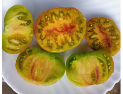 Томат Мятные полосы (Dwarf Peppermint Stripes)