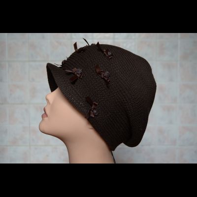 Женская кепка Vizio Визио Италия 4876 шоколад