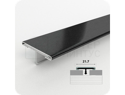 Порог одноуровневый Т-образный ЛС 10НСМ(304).2700.015 Матированный черный