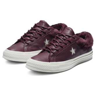 Кеды Converse Converse One Star Sp зимние бордовые