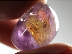 Аметрин, галтовка, Боливия (24*15*15 мм, 10,3 г) №38341