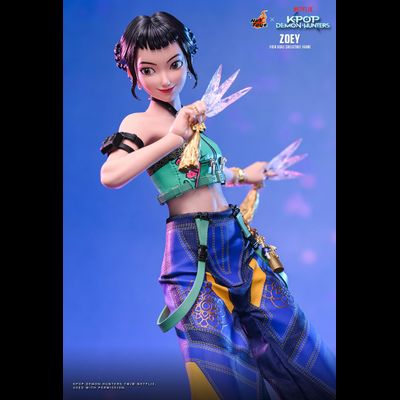 ПРЕДЗАКАЗ - Зои ("Кейпоп-охотницы на демонов") - Коллекционная ФИГУРКА 1/6 Zoey KPop Demon Hunters (TMS178) - Hot Toys ?ЦЕНА: 30900 РУБ.?