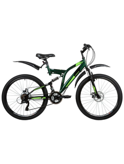 Велосипед FOXX FREELANDER 26 (2022) Зеленый