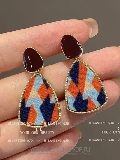 Абстрактные цветные клипсы