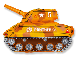 Фольгированный шар " Танк"